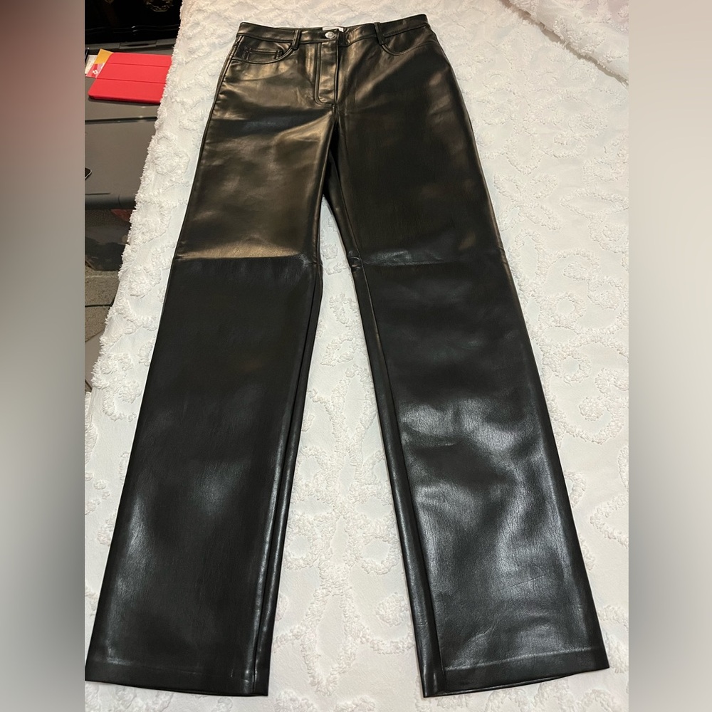 Aritzia Wilfred Leather Pants